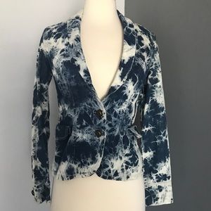 Rachel Rachel Roy Jacket Size 0 button tie dye